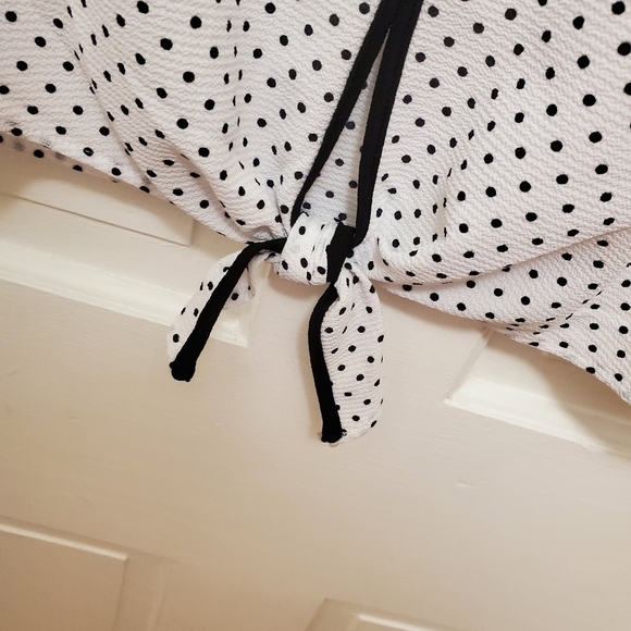 SPENSE POLKA DOT BLOUSE - LARGE - Picture 5 of 6